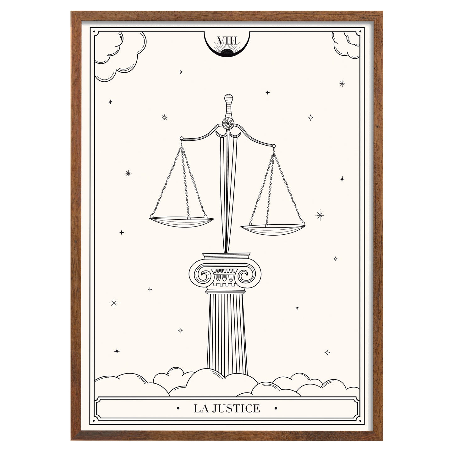 VIII - La Justice - Affiche