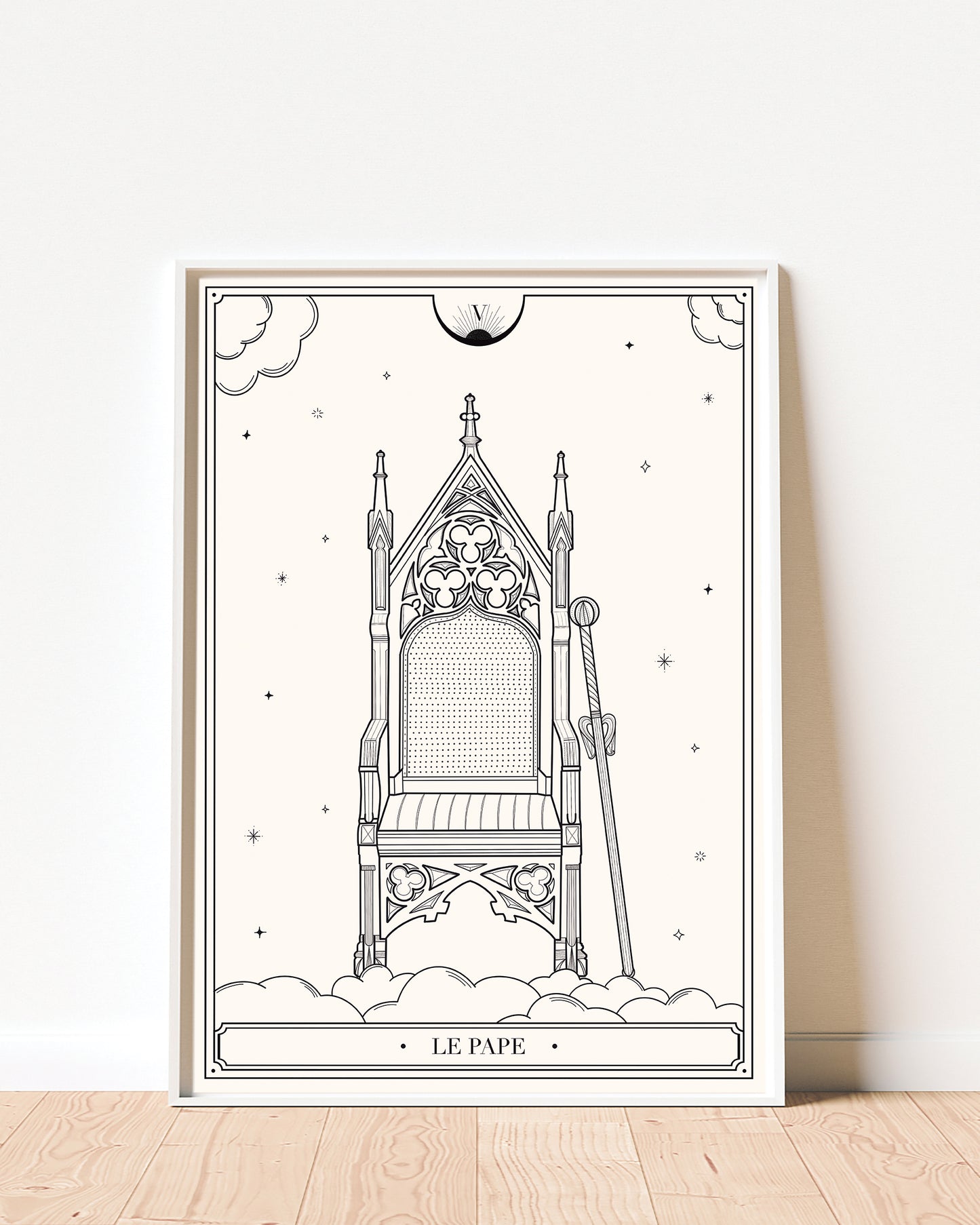 V - Le Pape - Affiche