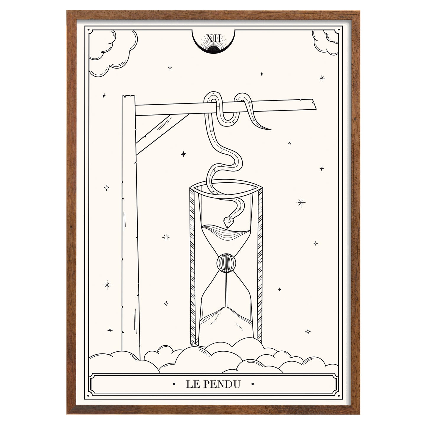 XII - Le Pendu - Affiche