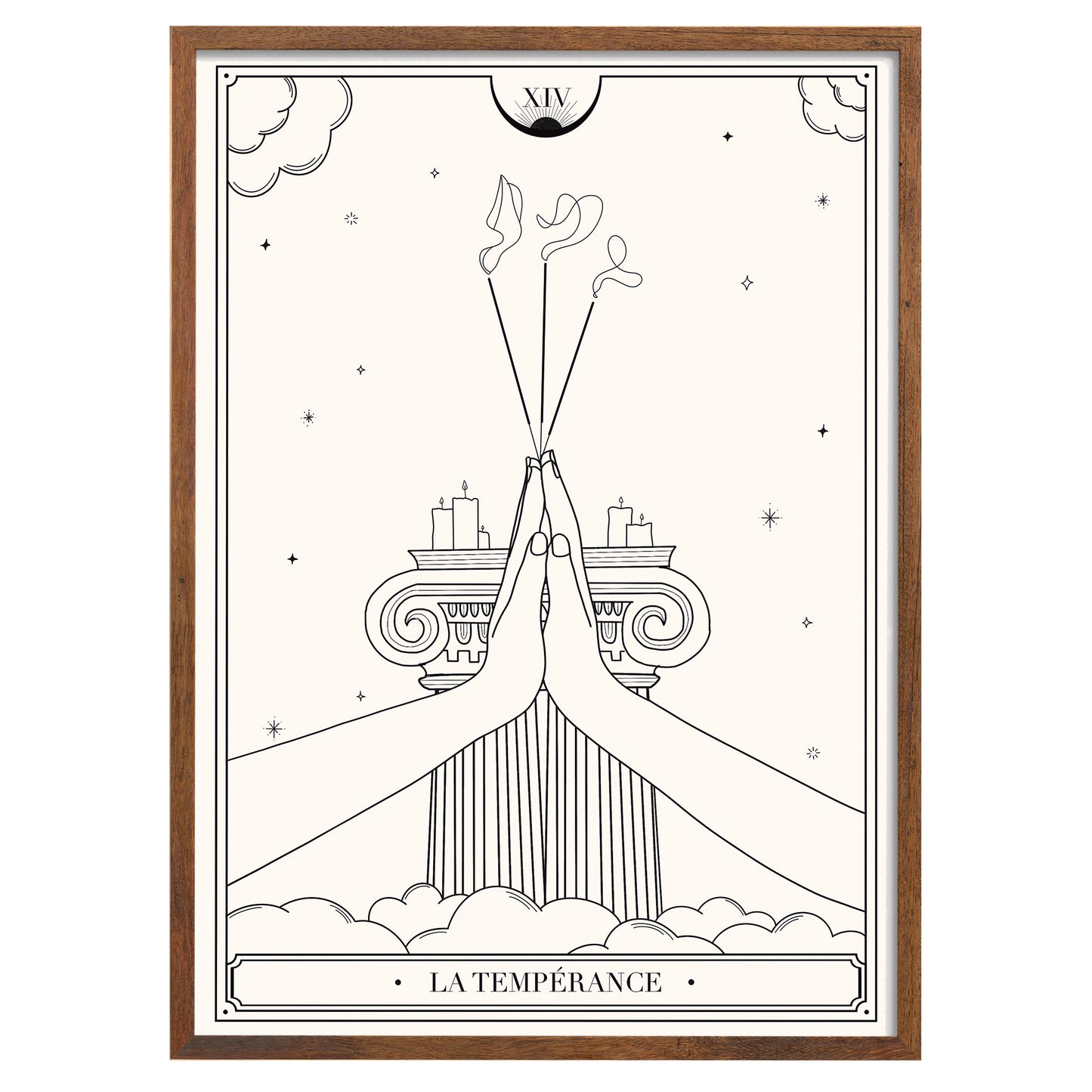 XIV - La Tempérance - Affiche
