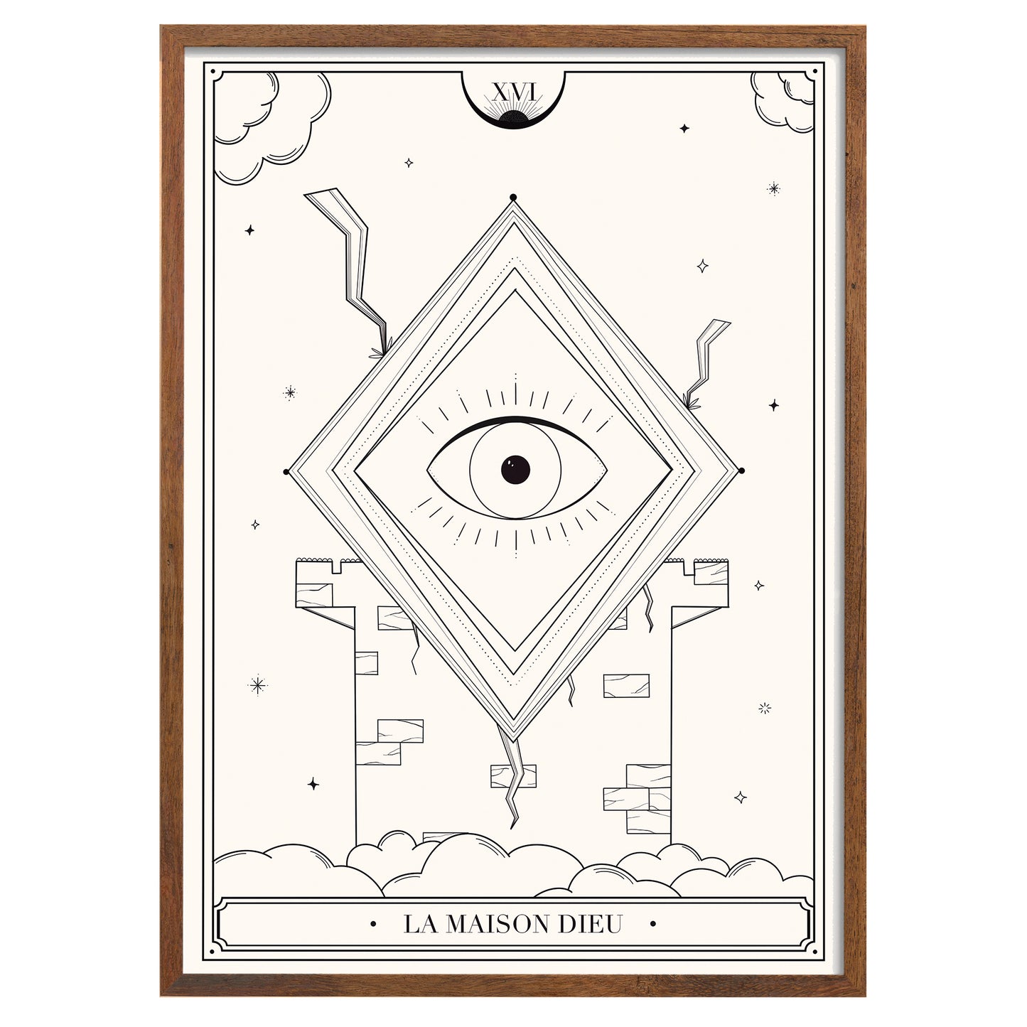 XVI - La Maison Dieu - Affiche