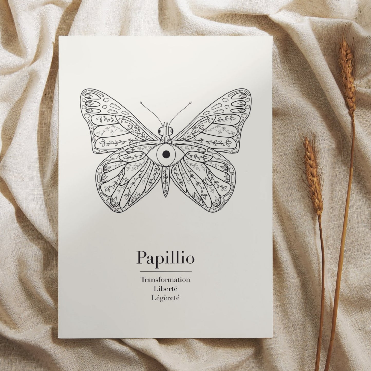 Le Papillon - Carte