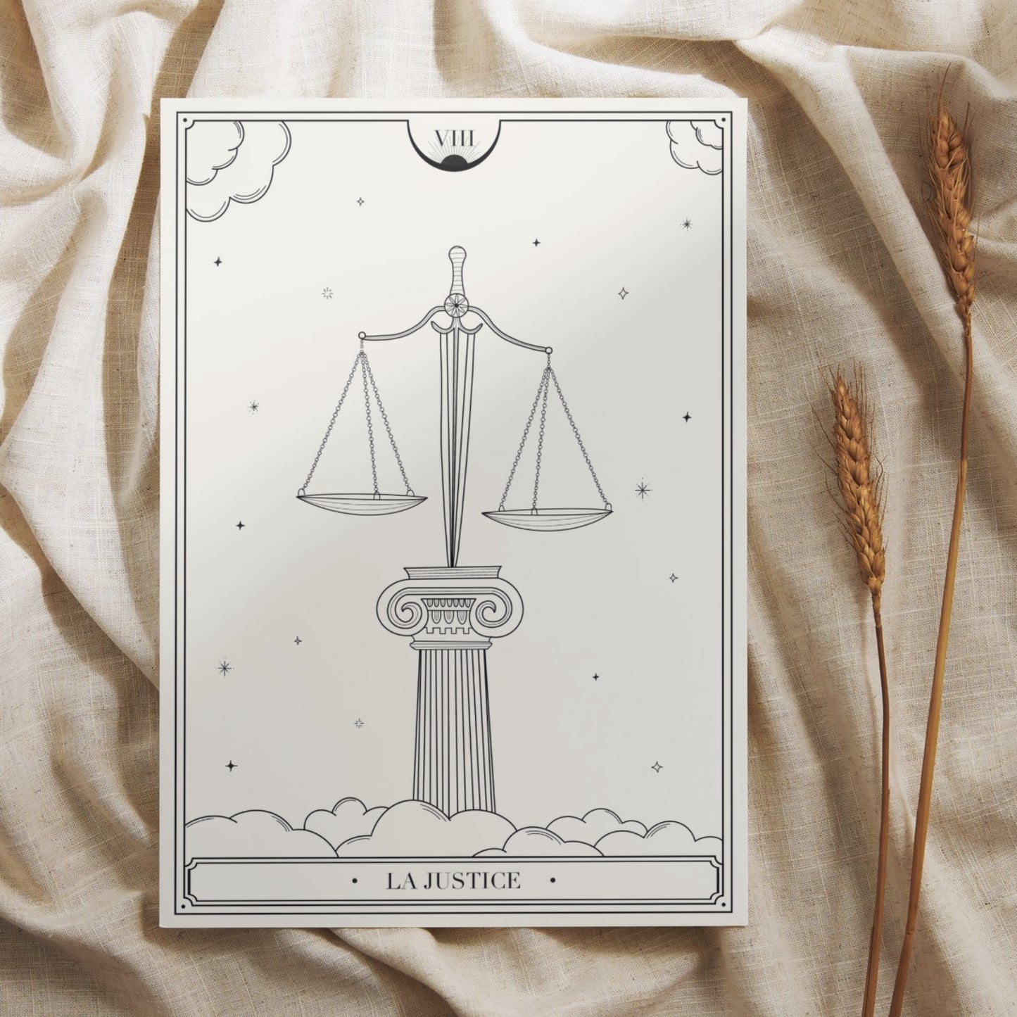 VIII - La Justice - Carte