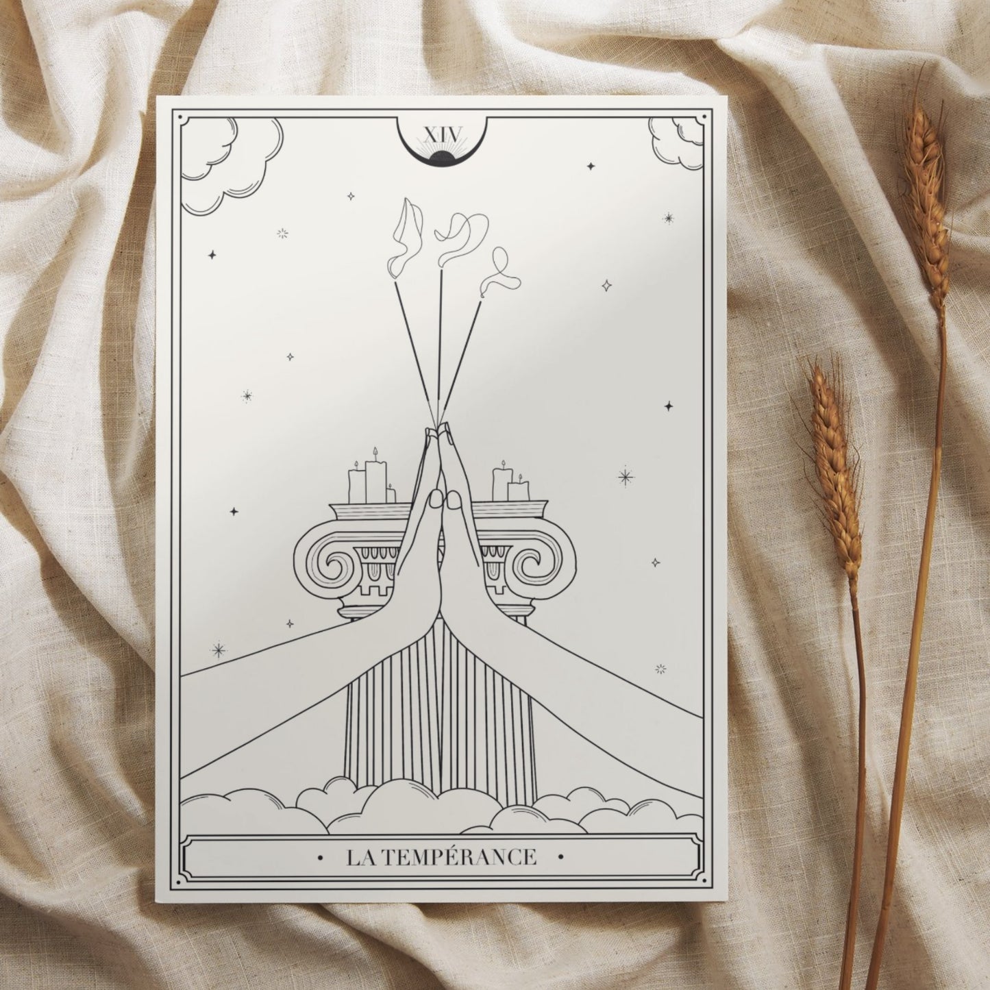 XIV - La Tempérance - Carte