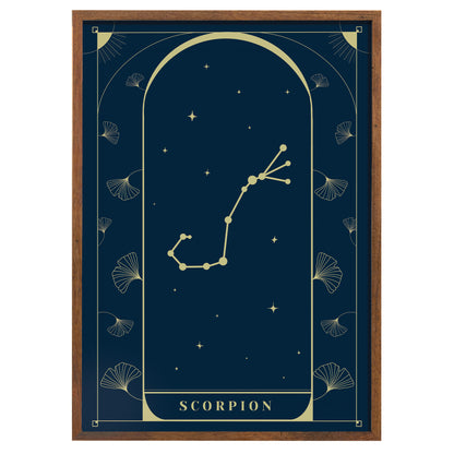 Scorpion - Constellation - Affiche