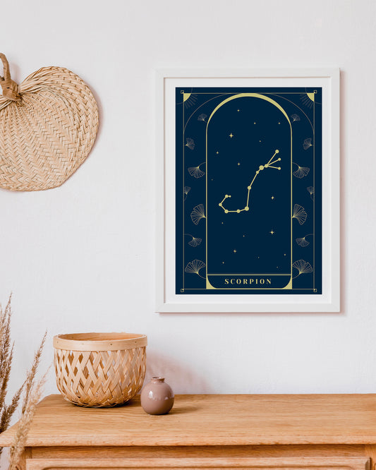 Scorpion - Constellation - Affiche