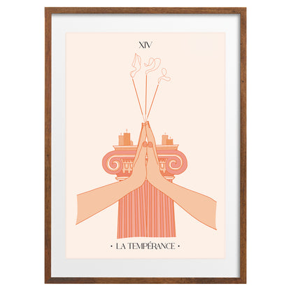 XIV - La Tempérance - Affiche