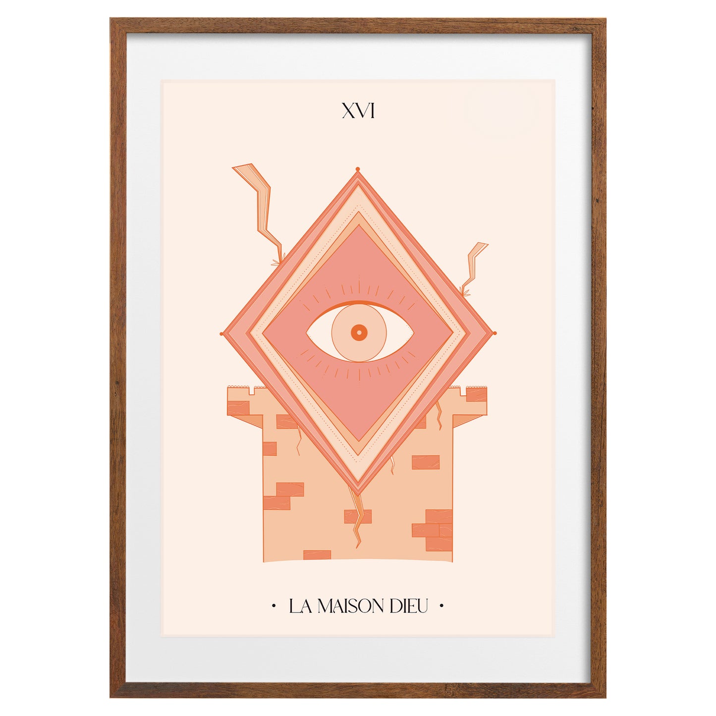 XVI - La Maison Dieu - Affiche