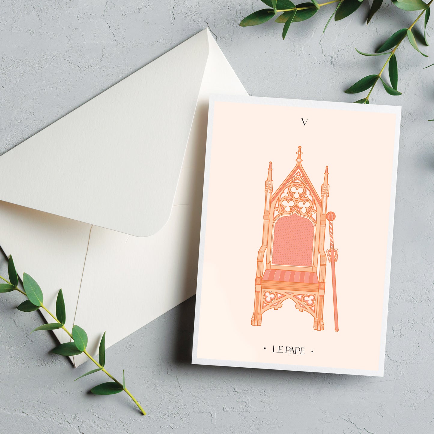 V - Le Pape - Carte