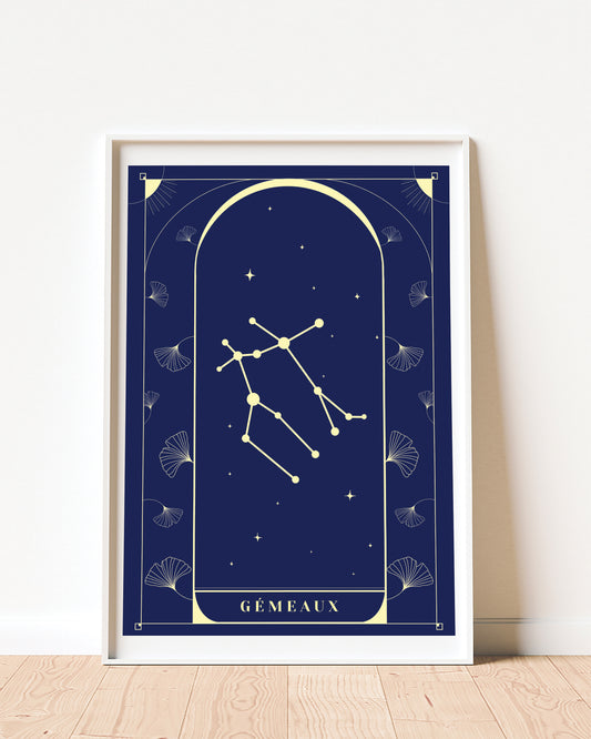 Gémeaux - Constellation - Affiche