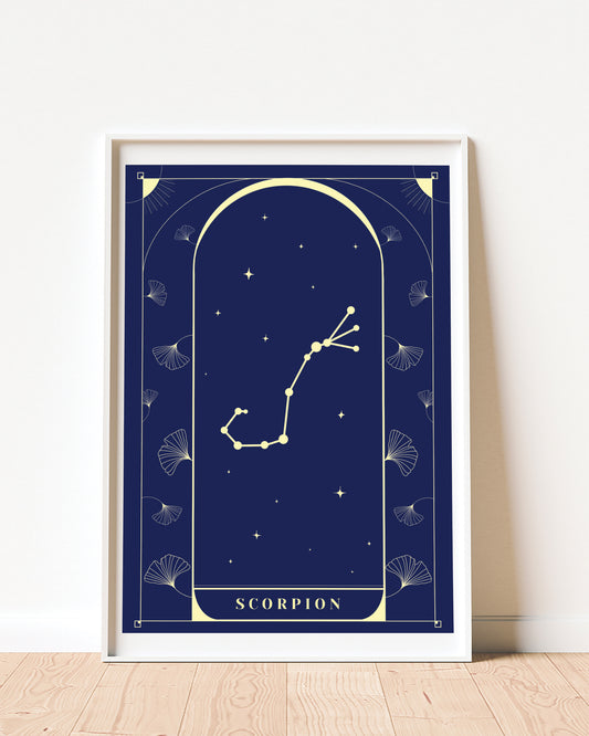 Scorpion - Constellation - Affiche