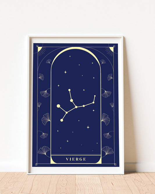 Vierge - Constellation - Affiche